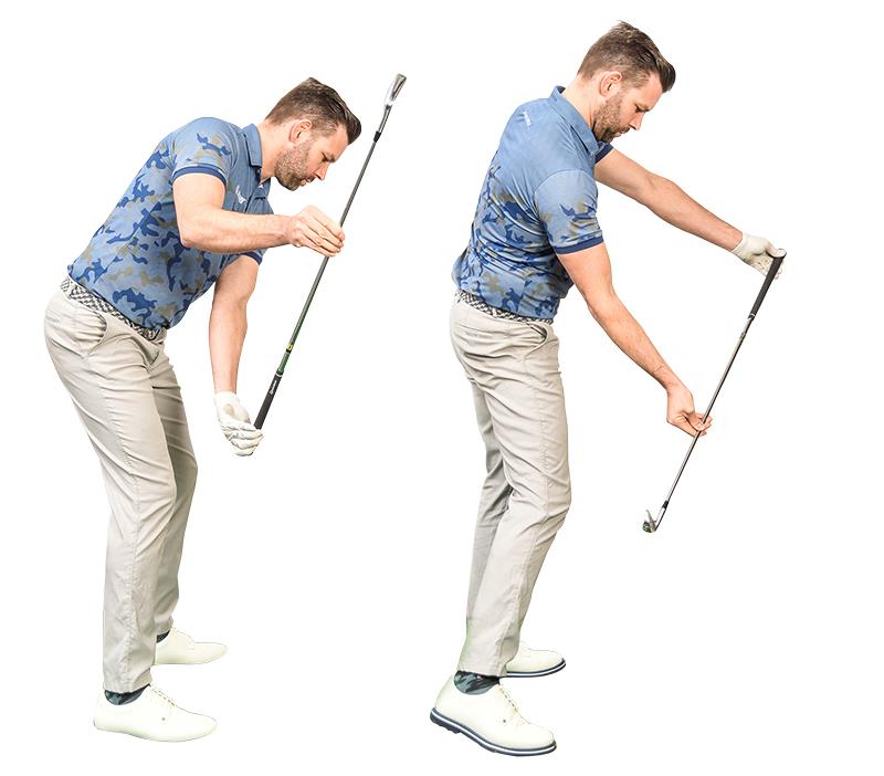 Swing golf club How To