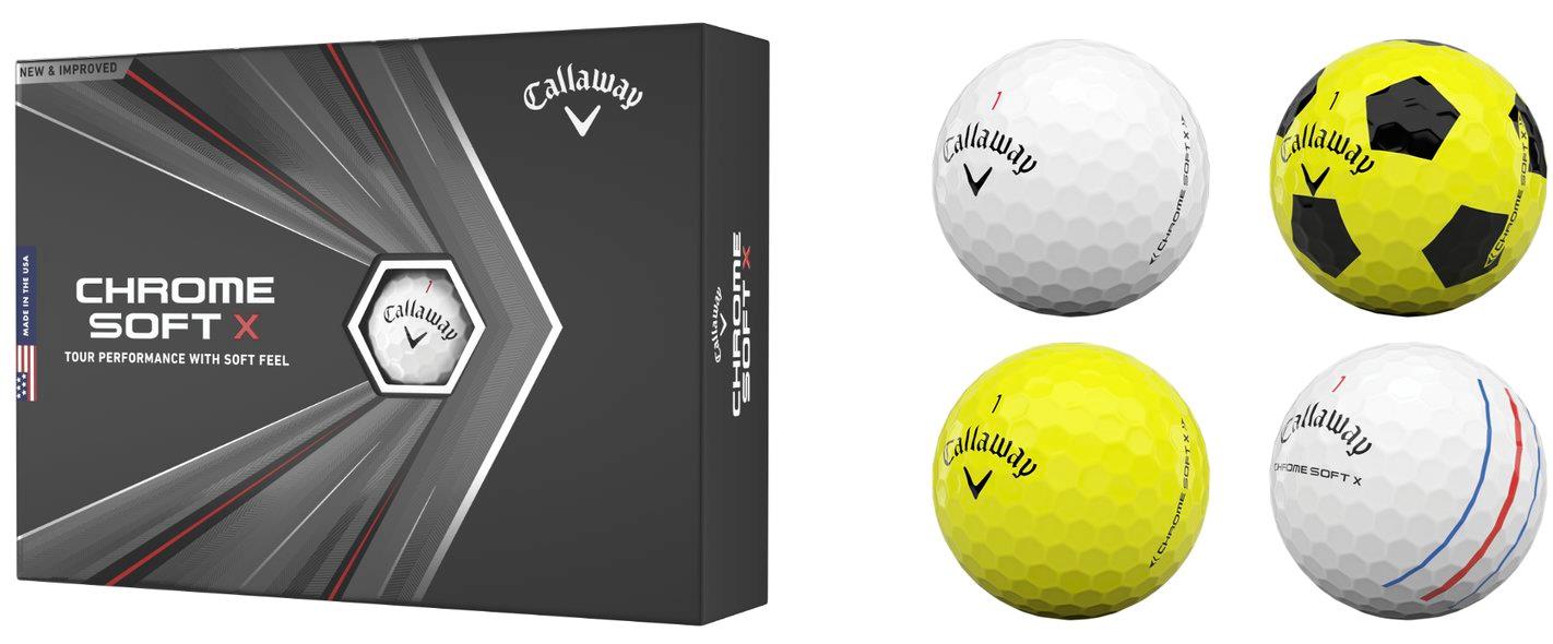 Balle de golf Callaway Chrome Soft X