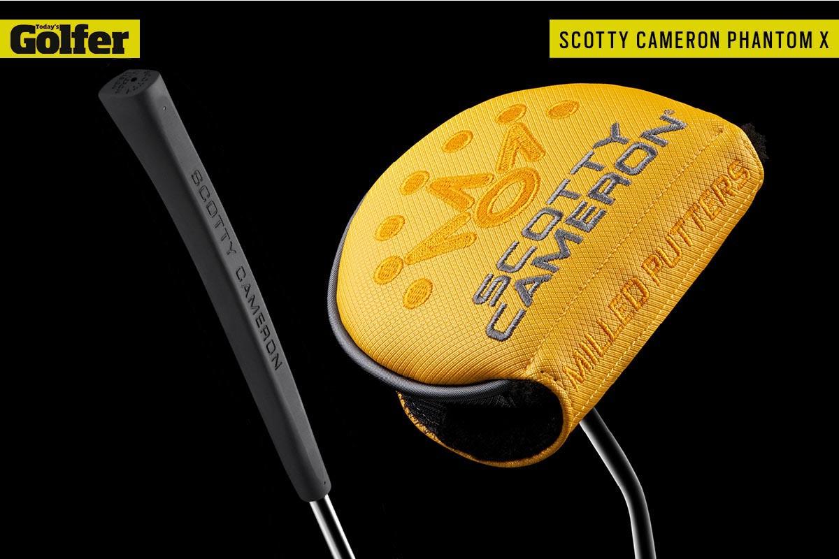 The grip and headcover for the new Scotty Cameron Phantom X putters.
