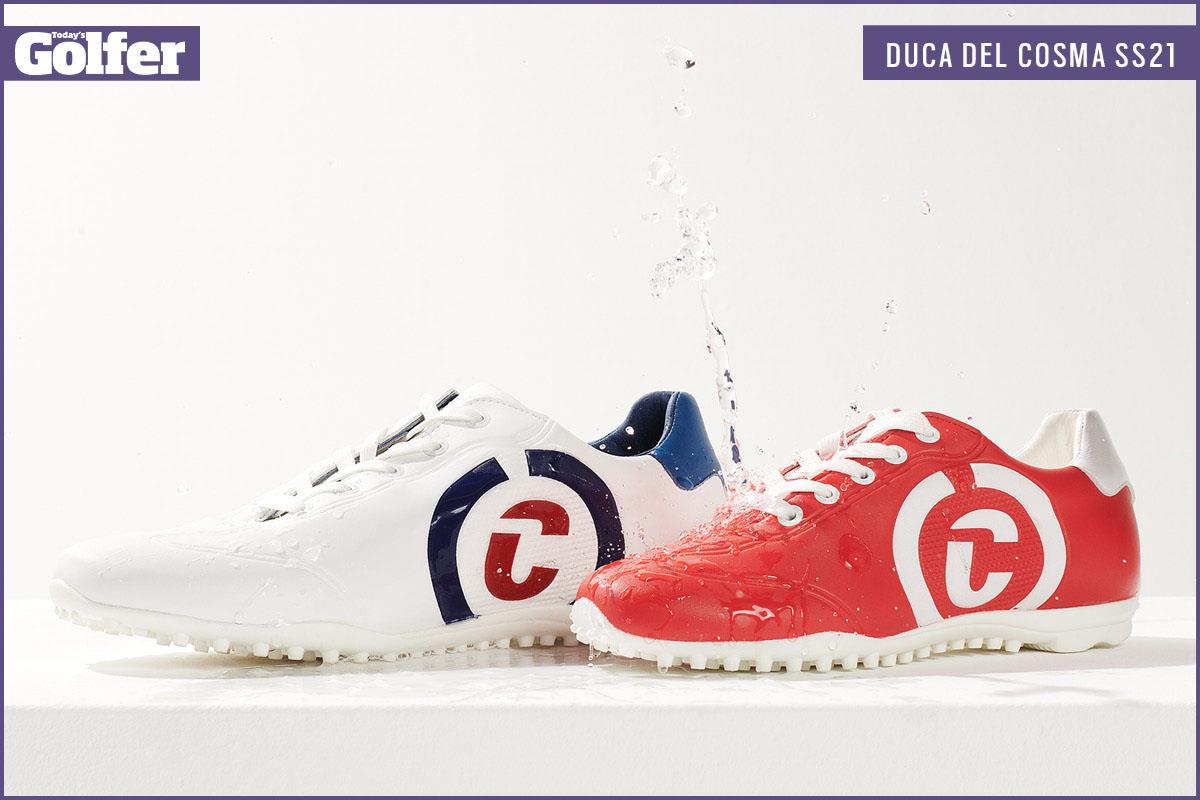Duca del Cosma Queenscup and Kingscup golf shoes.