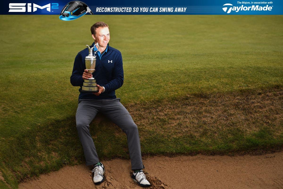 Jordan Spieth, pictured here after winning The Open in 2017, can complete the Career Grand Slam with victory at the US PGA Championship.