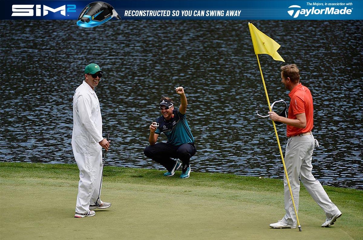 David Lynn and Ian Poulter at The Masters in 2014.