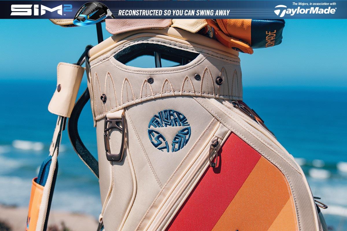 The TaylorMade "Summer Commemorative" golf bag that staff players will use at the 2021 US Open.
