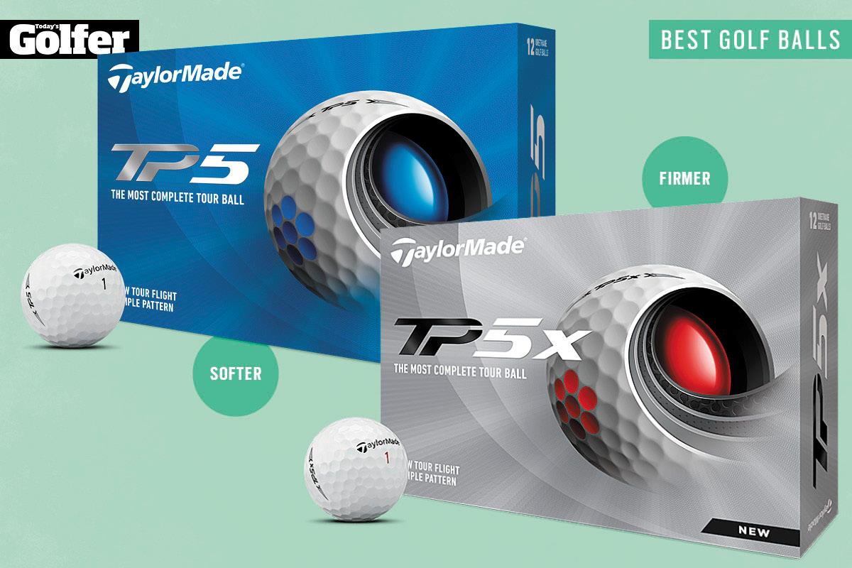 TaylorMade TP5 a TP5x patří mezi nejlepší golfové míčky.