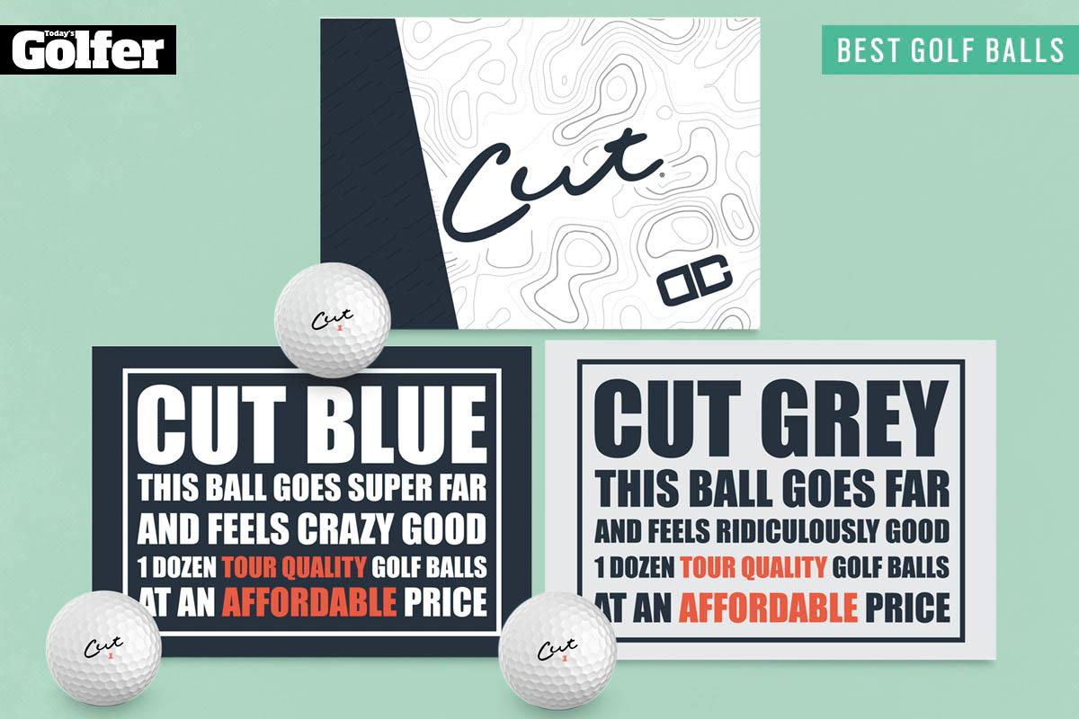 Cut DC, Cut Blue og Cut Grey er blandt de bedste golfbolde til klubgolfspillere.