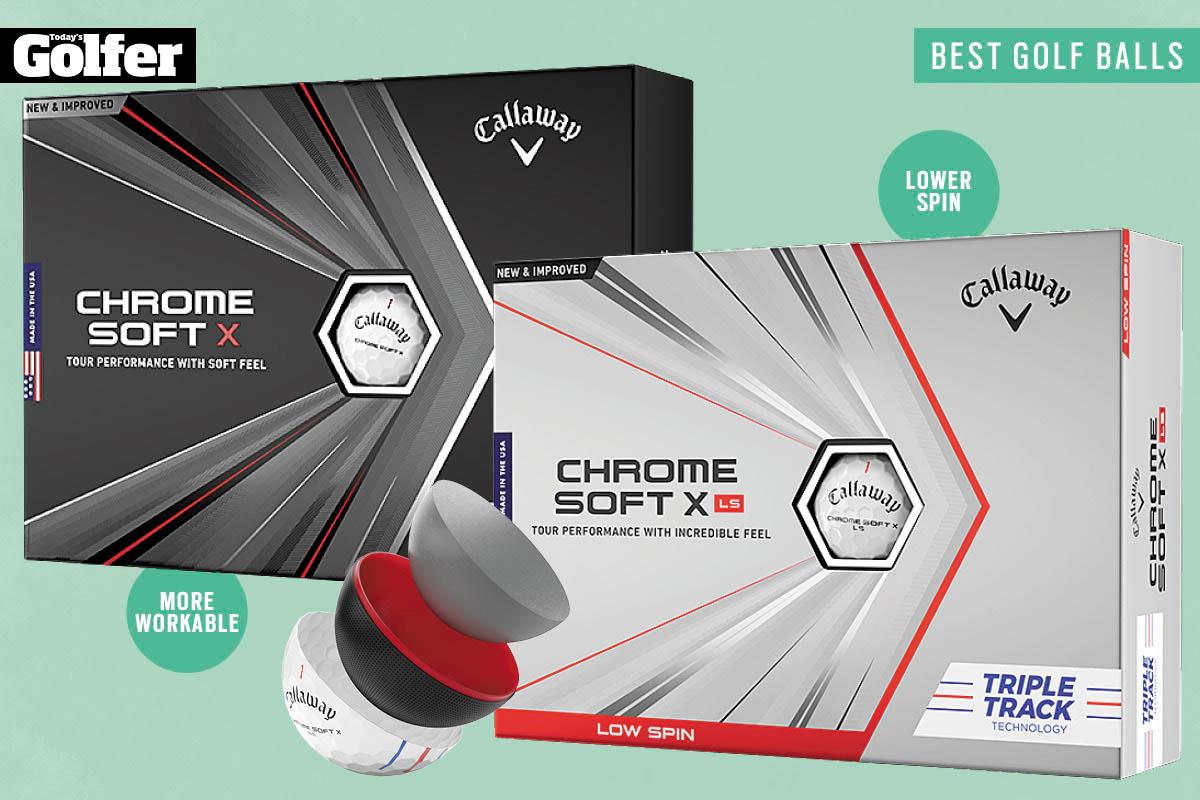  Callaway Chrome Soft X a Chrome Soft X LS patří mezi nejlepší golfové míčky.