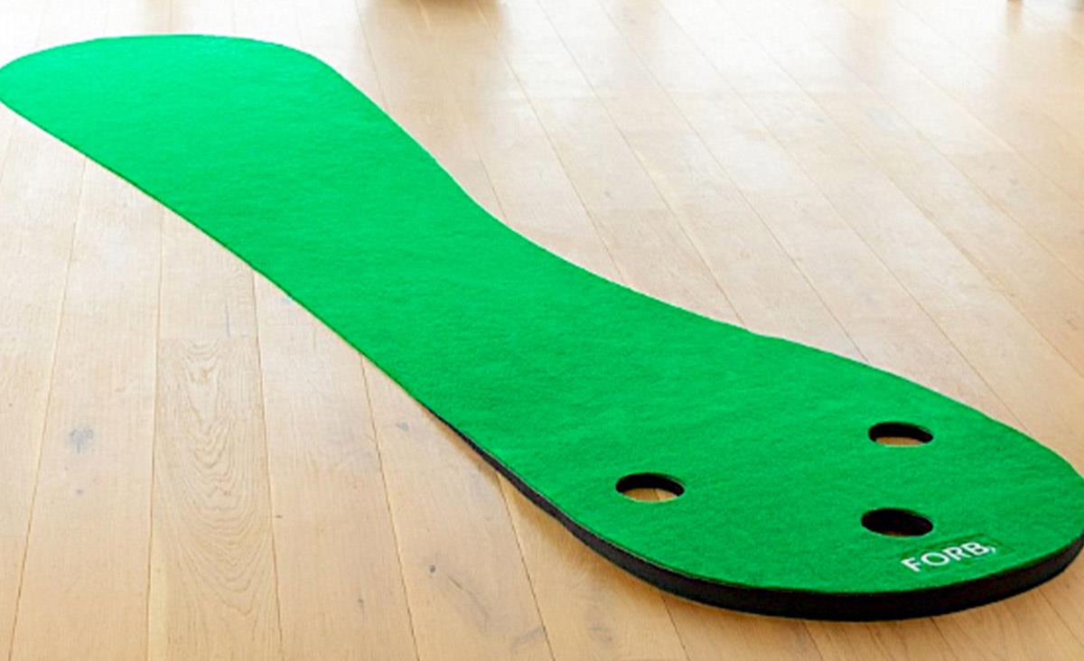The Forb Home Golf Putting Mats are among the best golf training aids.