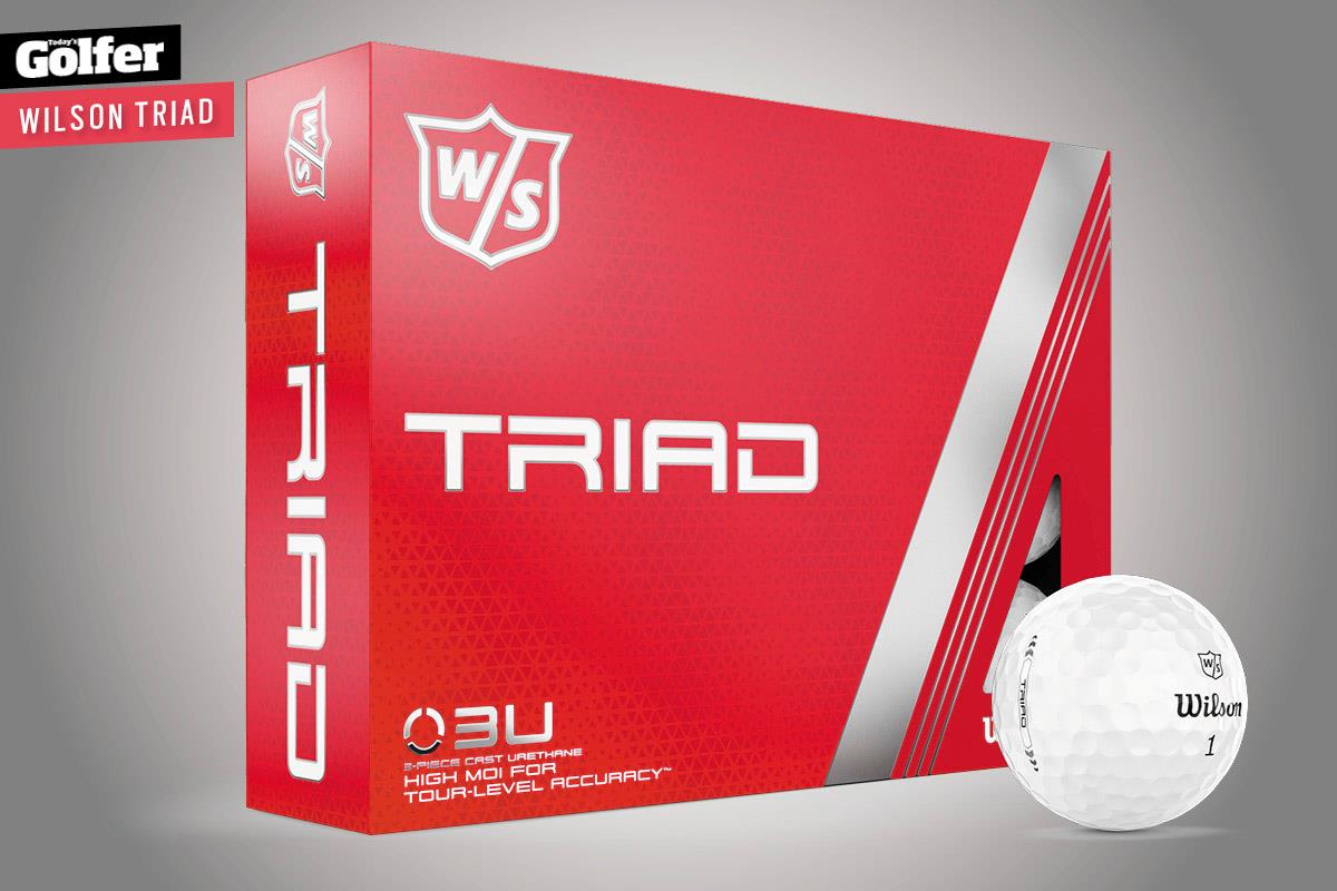 The Wilson Triad golf ball was designed to help golfers get past the 80s.