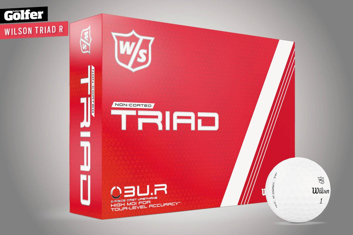 The uncoated Wilson Triad R golf ball is even more accurate.