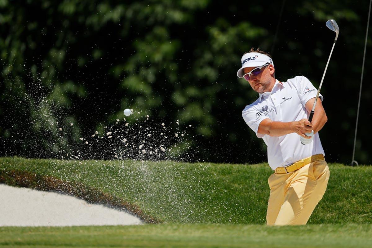 Ryder Cup legend Ian Poulter regularly wears sunglasses on the golf course.