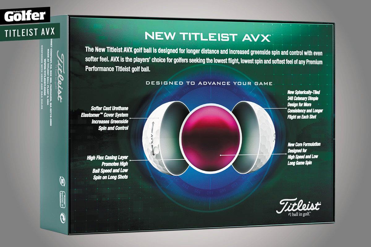 Titleist's AVX golf ball is in its third generation for 2022.