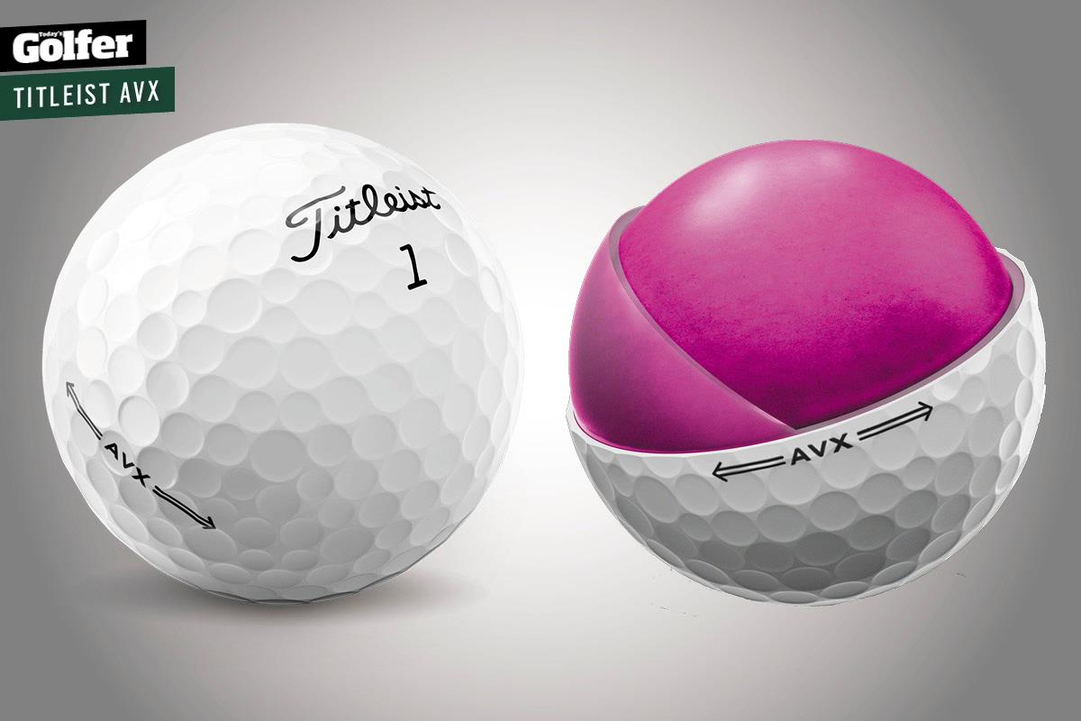 The Titleist AVX golf ball has a new core, cover and dimple pattern for 2022.