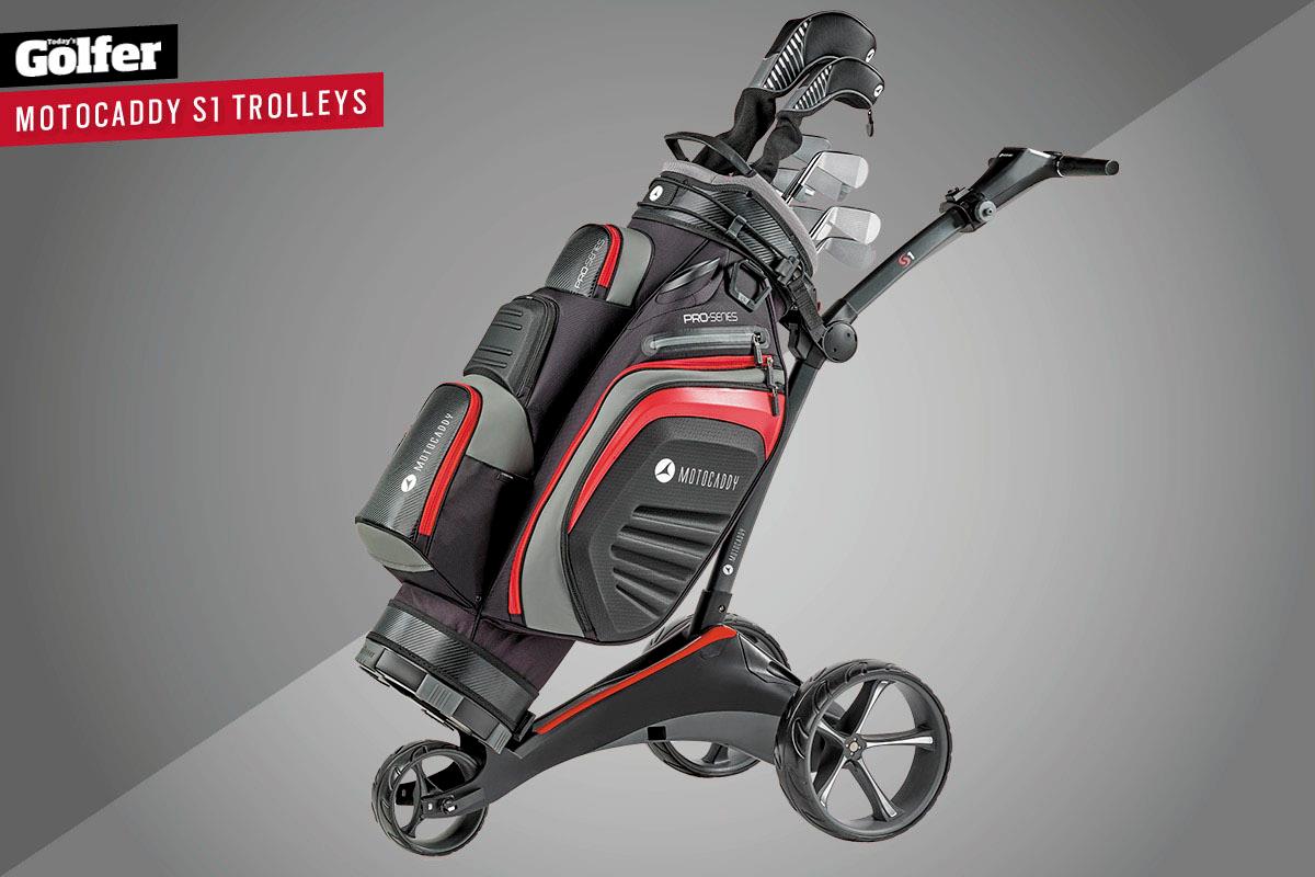 The new Motocaddy S1 features one-step folding and a cable-free battery.
